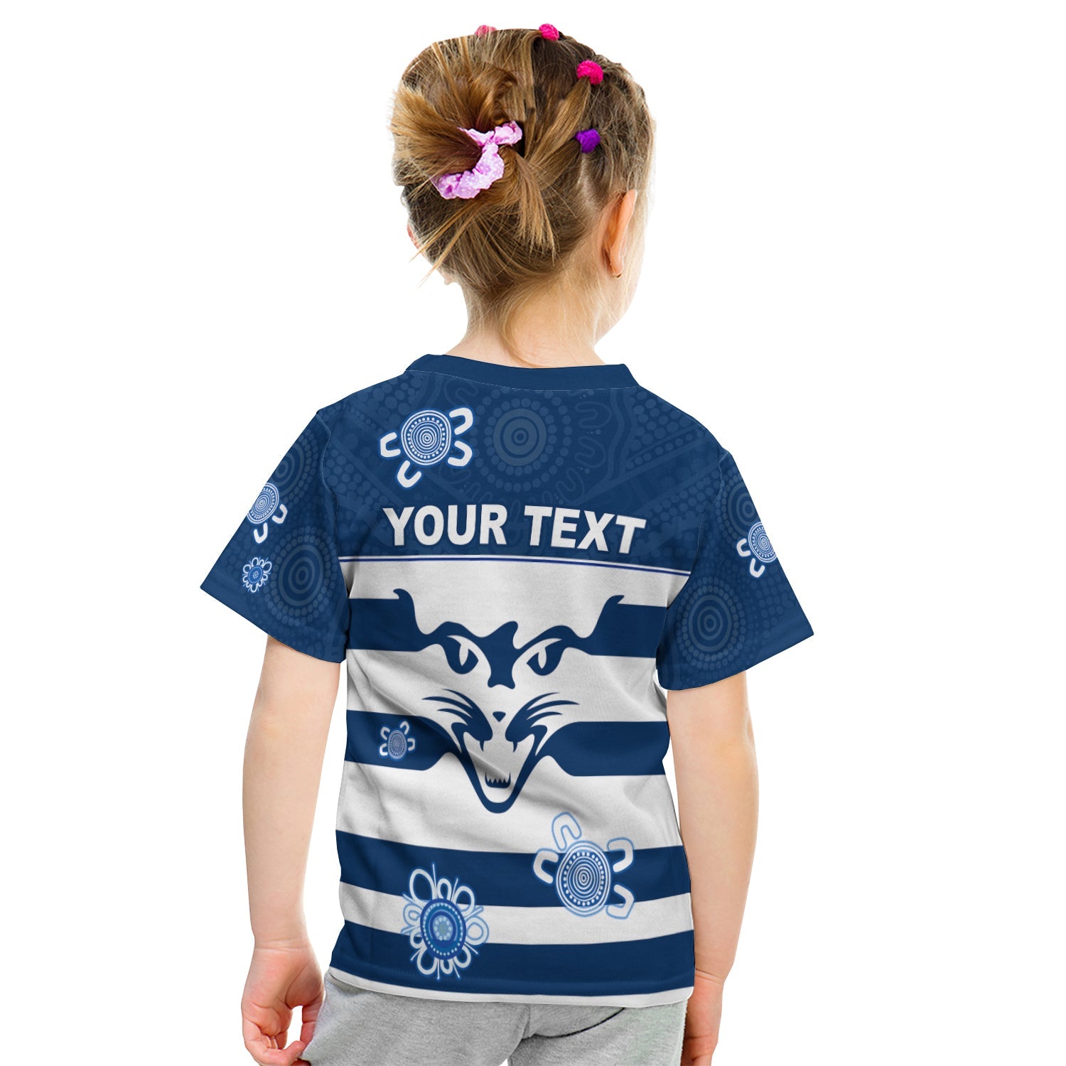custom-personalised-cats-football-t-shirt-kid-geelong-indigenous