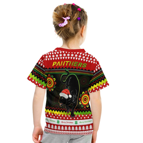panthers-christmas-t-shirt-kid-penrith-snow-mix-indigenous