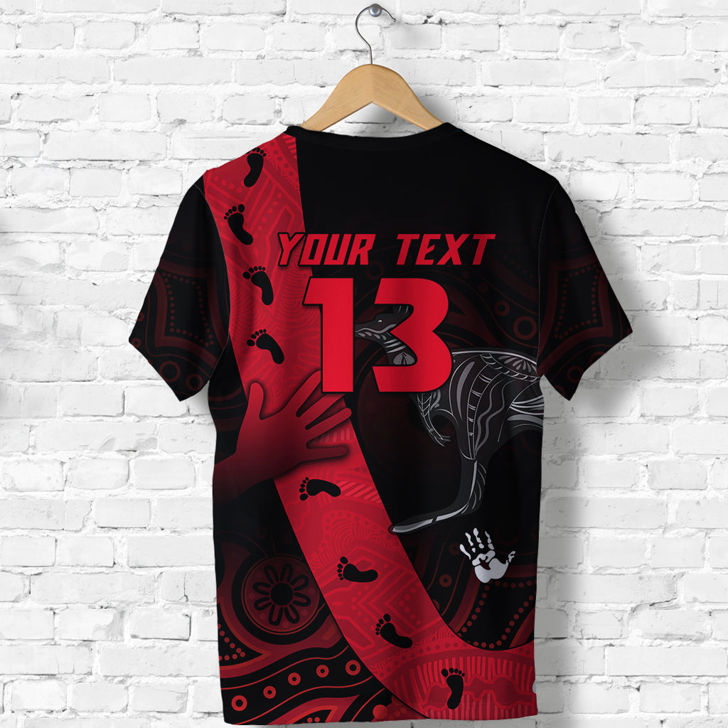 custom-personalised-bombers-indigenous-t-shirt-kid-custom-text-and-number