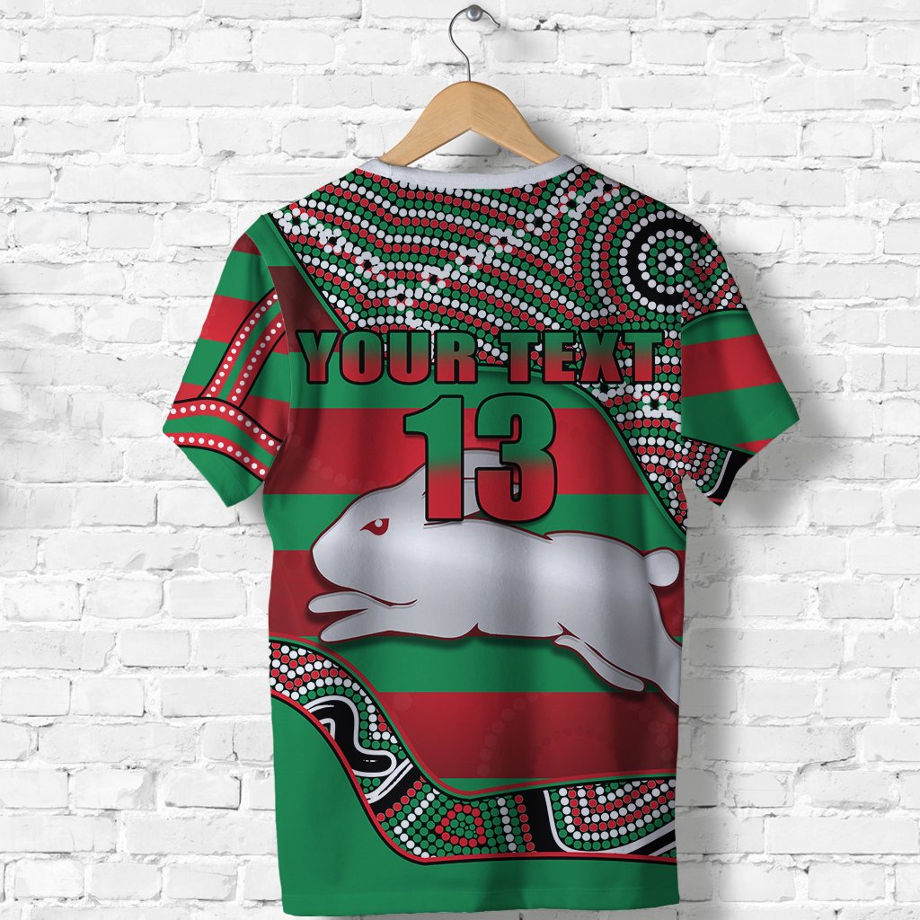 custom-personalised-rabbitohs-t-shirt-rugby-south-sydney-indigenous-charming-custom-text-and-number