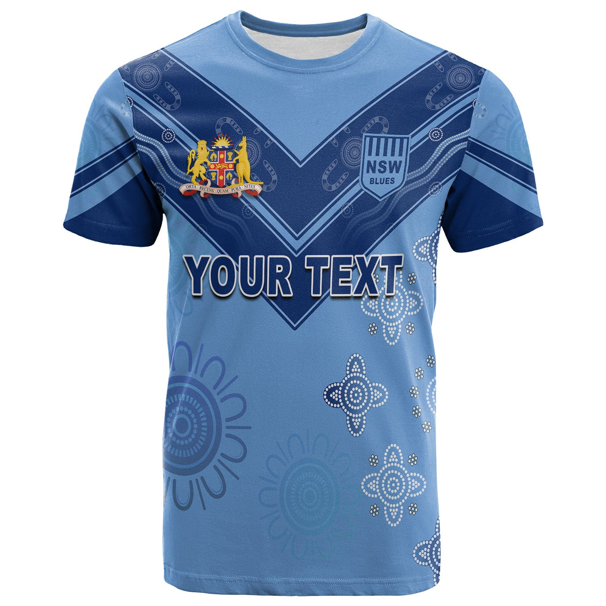 custom-personalised-nsw-blues-indigenous-t-shirt-new-south-wales