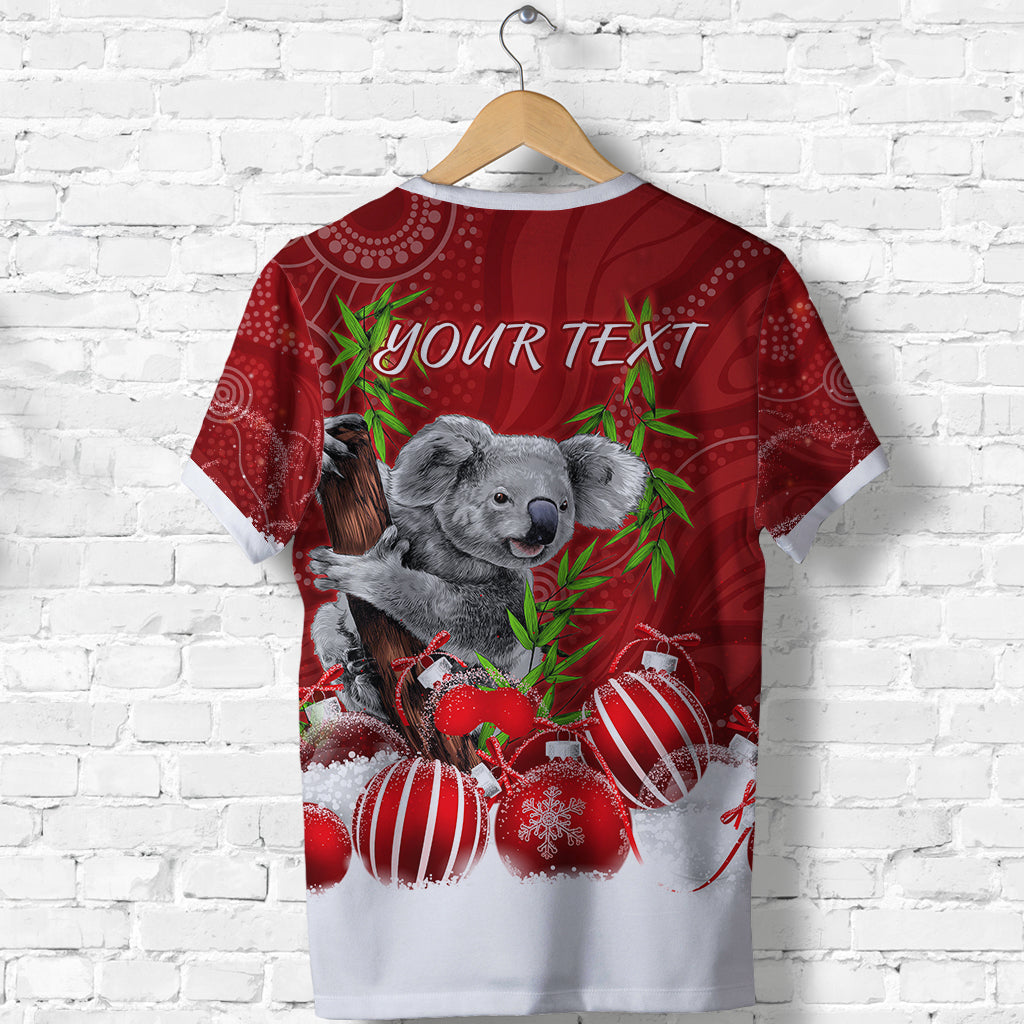 custom-personalised-australia-koala-aboriginal-t-shirt-merry-christmas