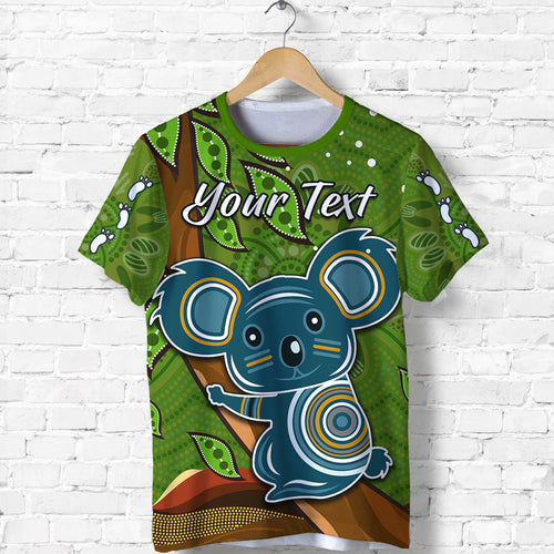custom-personalised-koala-climbing-tree-t-shirt-aboriginal-aussie