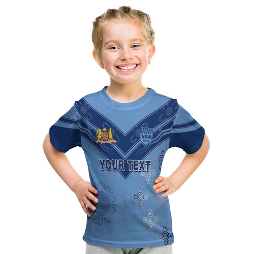 custom-personalised-nsw-blues-indigenous-t-shirt-kid-new-south-wales
