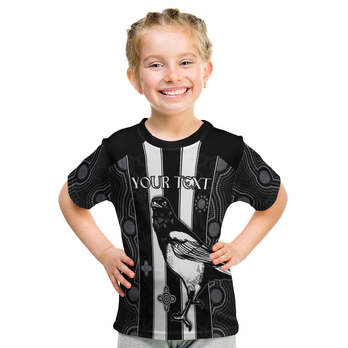 custom-personalised-magpies-indigenous-t-shirt-kid-we-are-the-champions