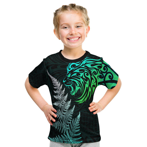 lion-maori-t-shirt-kid-aotearoa-mix-silver-fern-version-blue