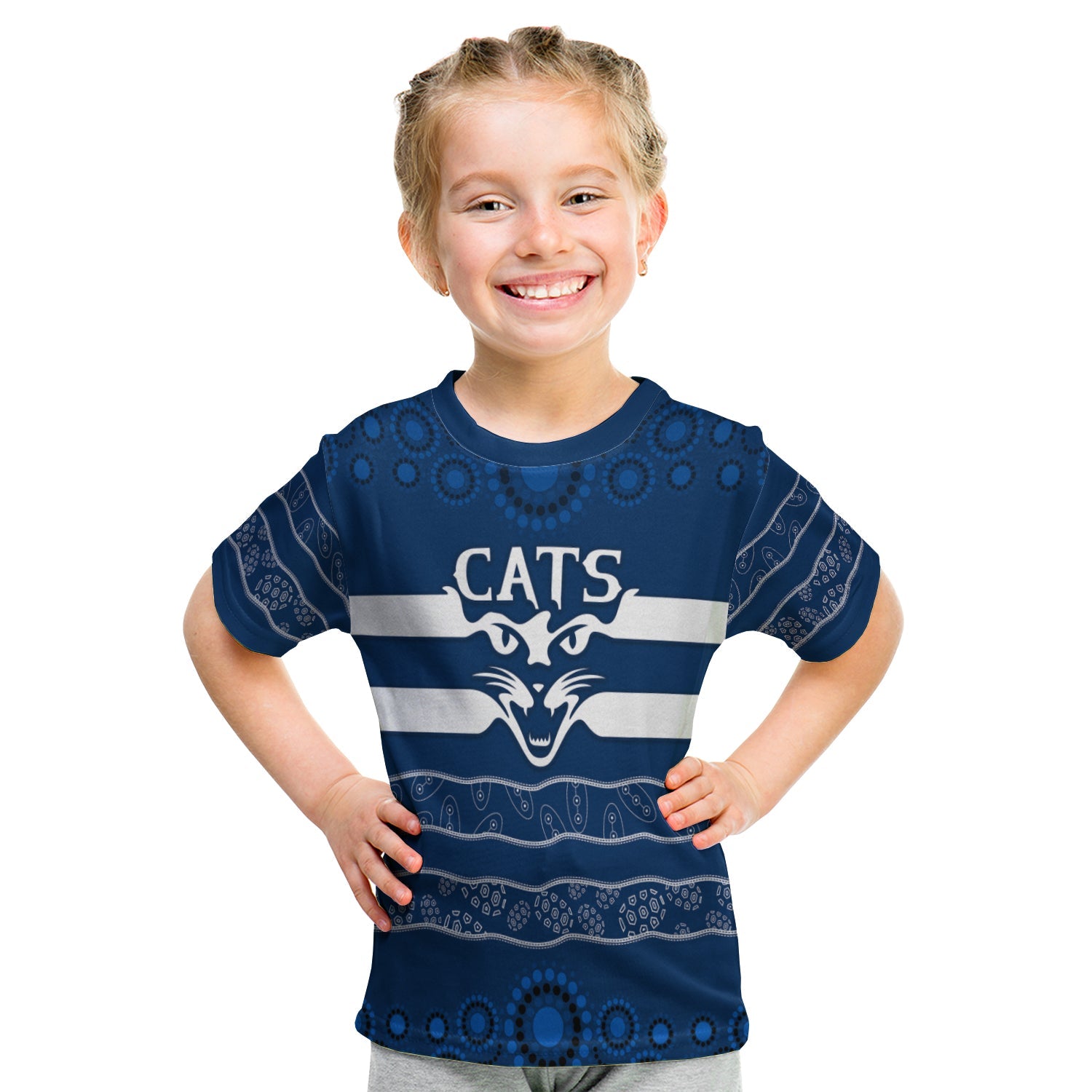 custom-personalised-cats-indigenous-t-shirt-kid-football-geelong-custom-text-and-number