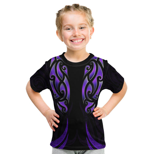 custom-personalised-new-zealand-maori-t-shirt-kid-simple-love-purple
