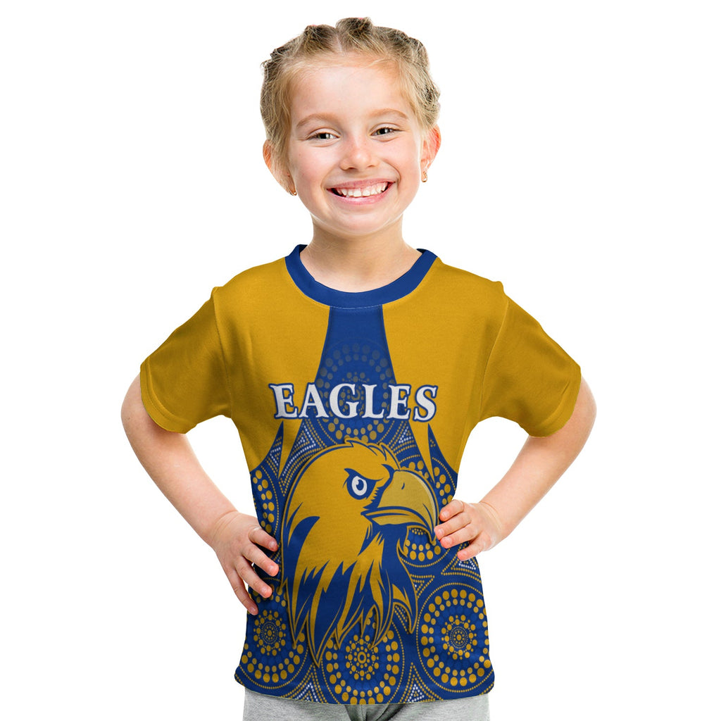 custom-personalised-eagles-indigenous-t-shirt-kid-west-coast-2021-version-gold-custom-text-and-number