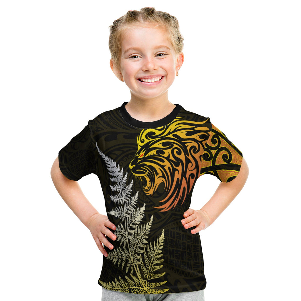 lion-maori-t-shirt-kid-aotearoa-mix-silver-fern