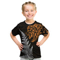 leo-zodiac-style-maori-t-shirt-kid-orange-lion