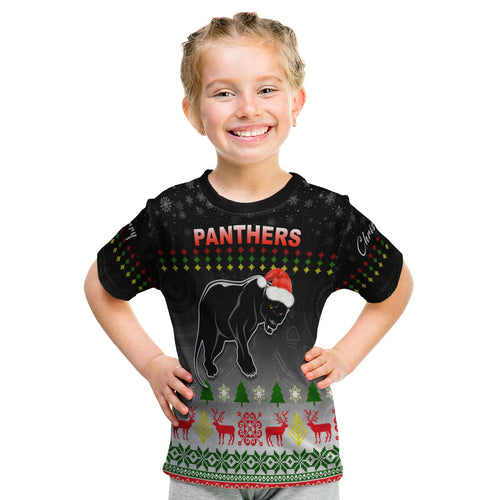 penrith-panthers-t-shirt-kid-merry-christmas-2021-indigenous