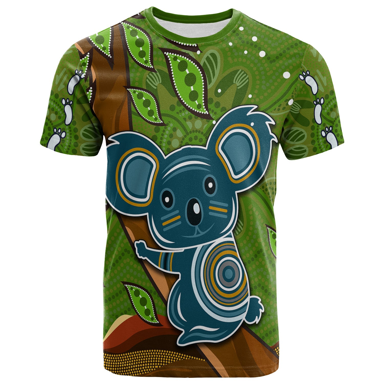 koala-climbing-tree-t-shirt-aboriginal-aussie