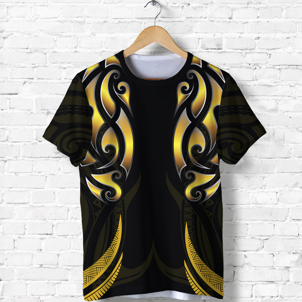 custom-personalised-new-zealand-maori-t-shirt-simple-love-gold