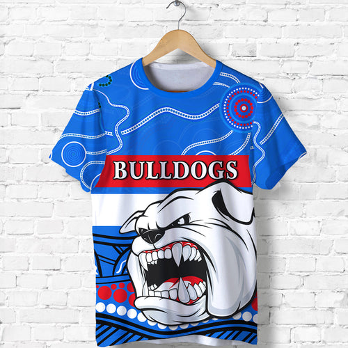 custom-personalised-bulldogs-indigenous-t-shirt-western-football-custom-text-and-number