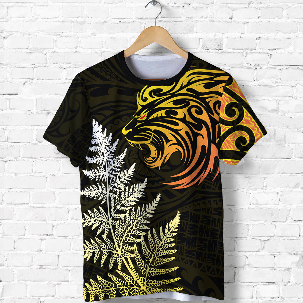 custom-personalised-lion-maori-t-shirt-aotearoa-mix-silver-fern