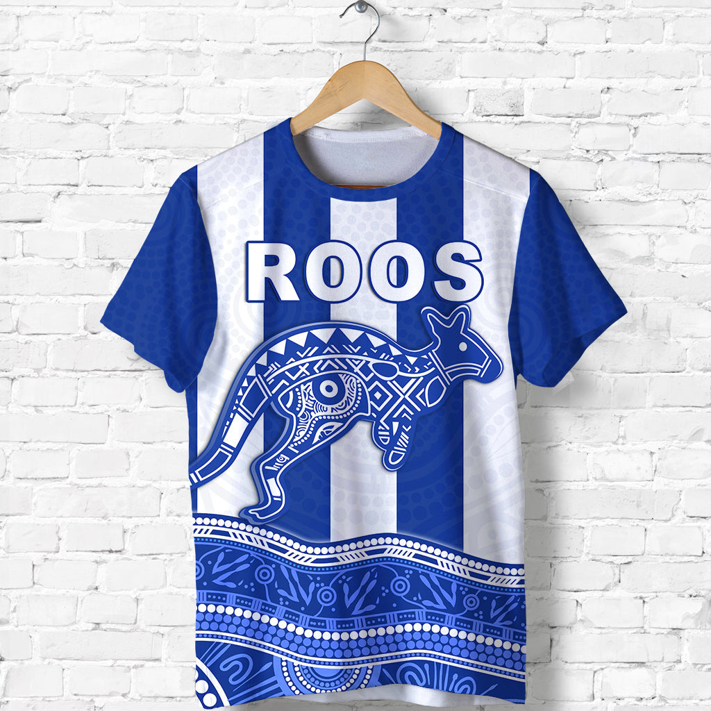 custom-personalised-roos-indigenous-t-shirt-north-melbourne-football-custom-text-and-number