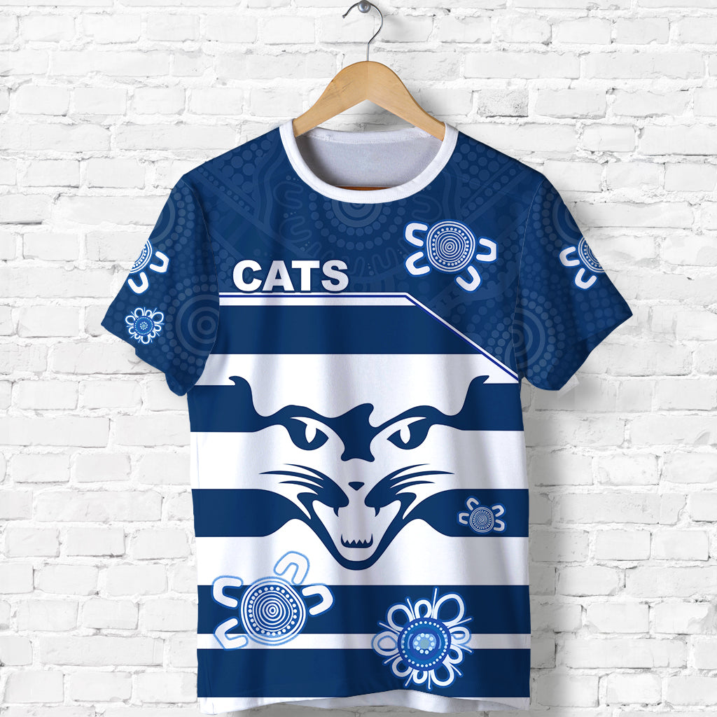 custom-personalised-cats-football-t-shirt-geelong-indigenous