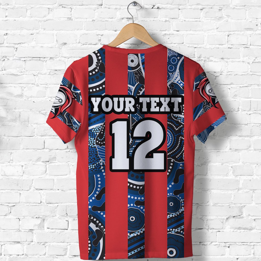 custom-personalised-newcastle-knights-t-shirt-aboriginal-vertical-style