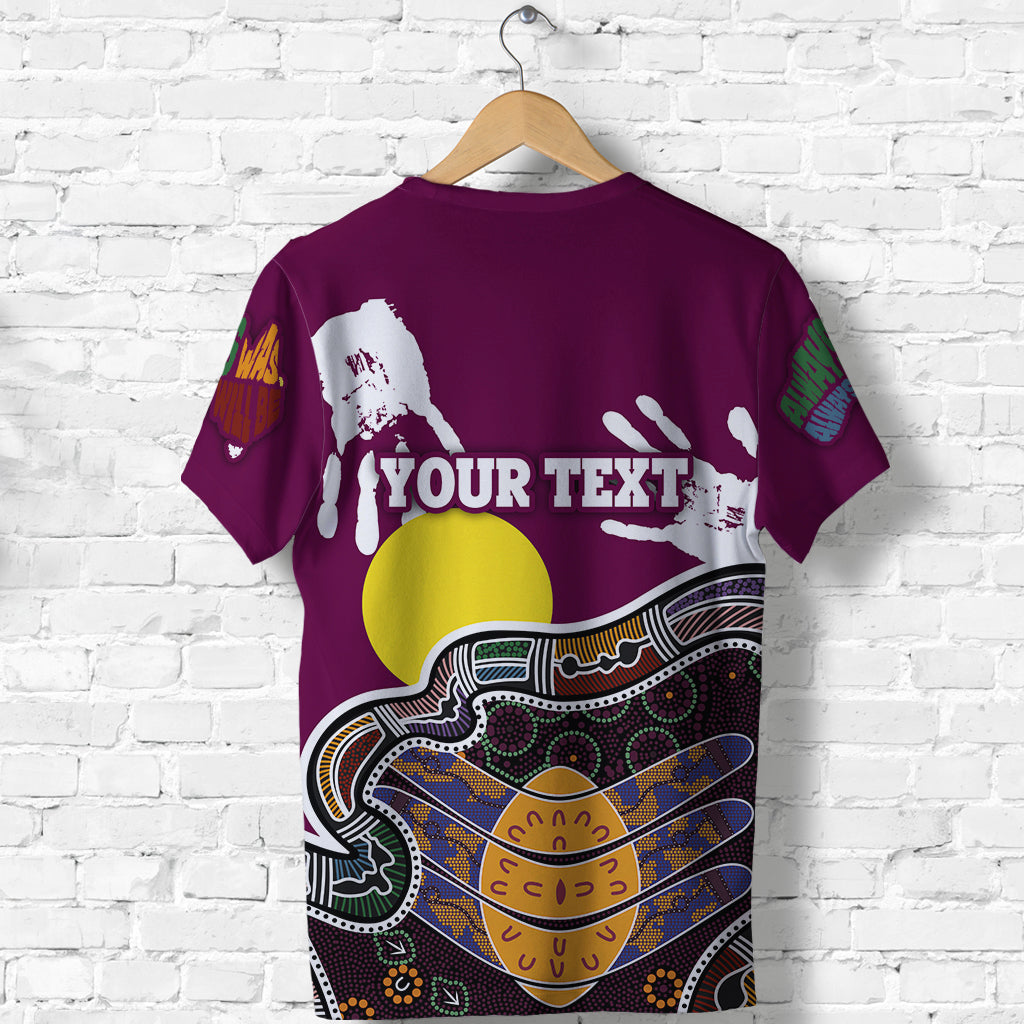 custom-personalised-queensland-naidoc-week-t-shirt-maroons-aboriginal-style