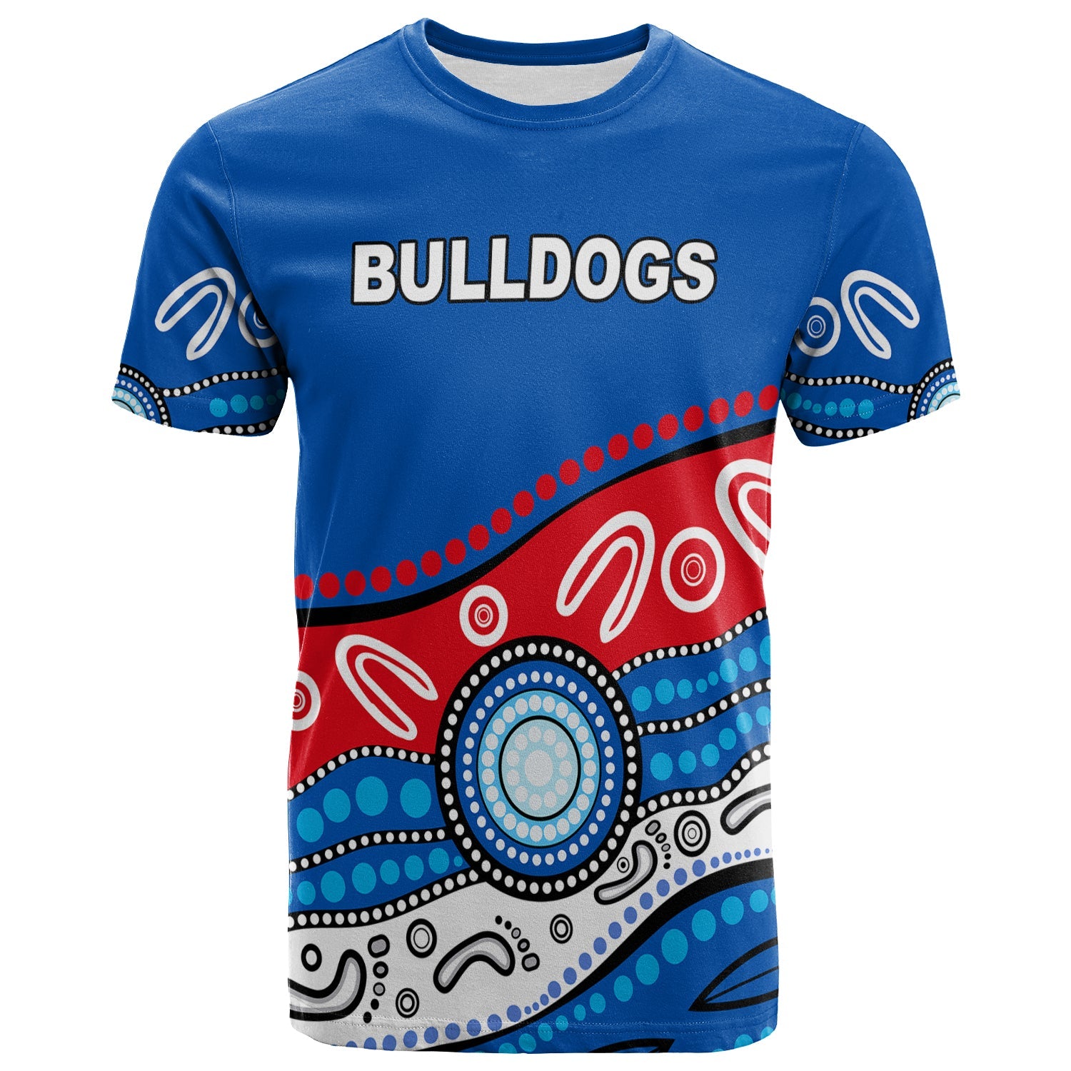 custom-personalised-bulldogs-indigenous-t-shirt-western-custom-text-and-number