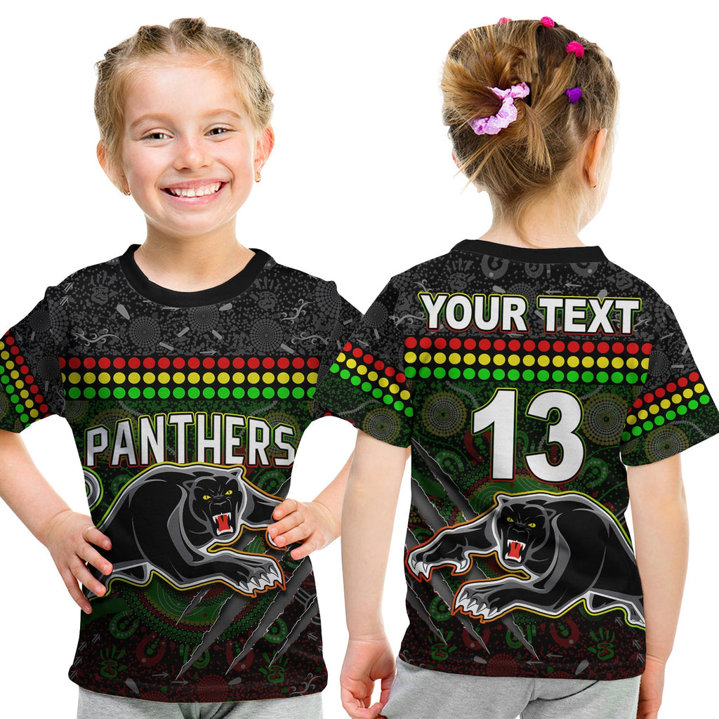 custom-text-and-number-panthers-t-shirt-kid-premiers-2022-aboriginal