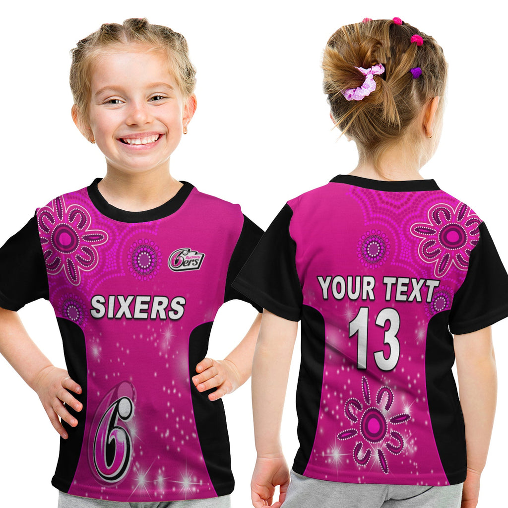 custom-text-and-number-sydney-sixers-t-shirt-kid-cricket-australia-aboriginal