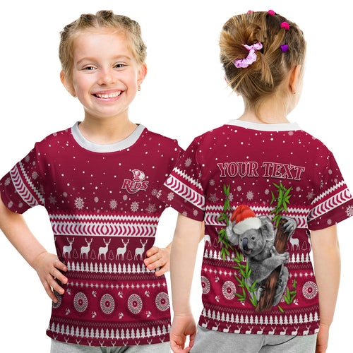 custom-personalised-reds-christmas-t-shirt-kid-queensland-rugby-indigenous