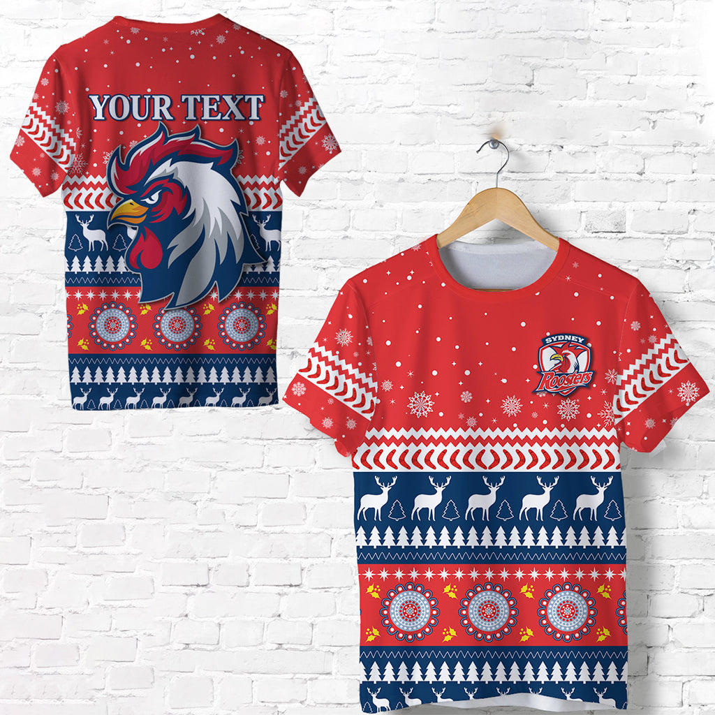 custom-personalised-roosters-t-shirt-merry-christmas-sydney