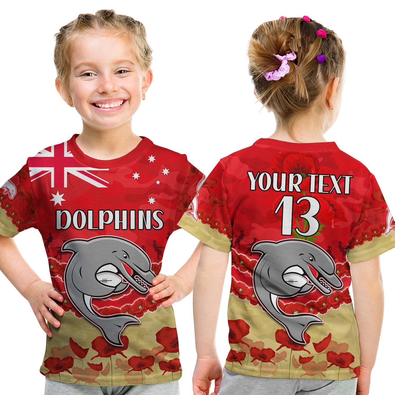 custom-text-and-number-dolphins-rugby-t-shirt-anzac-day-lest-we-forget