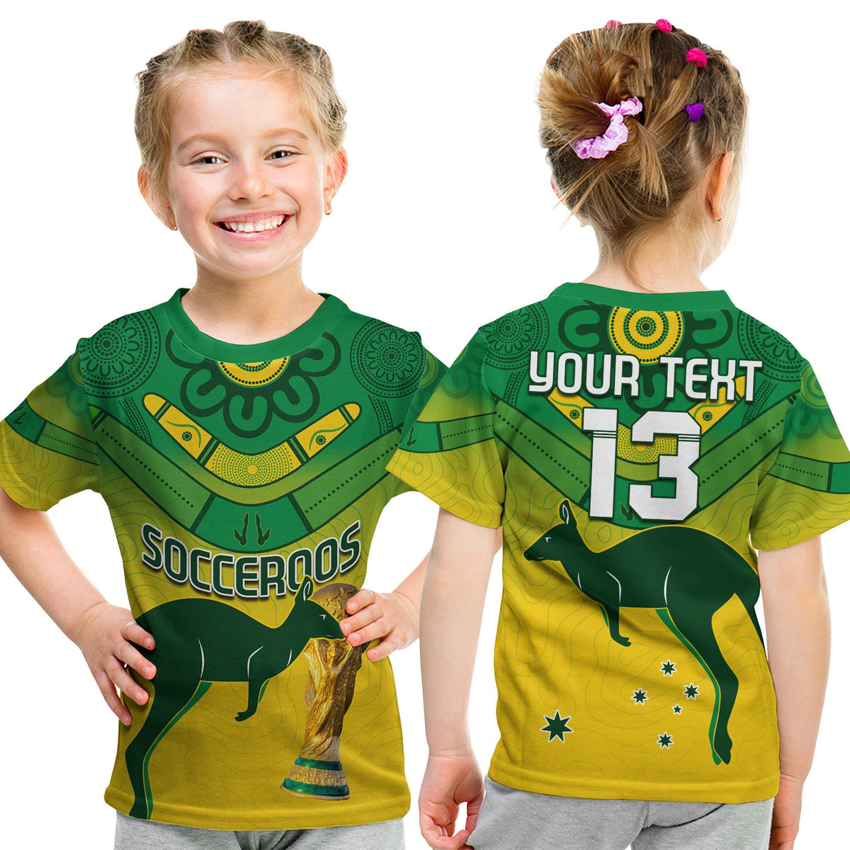 custom-text-and-number-australia-soccer-t-shirt-kid-world-cup-football-2022-socceroos-we-are-champions