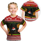 custom-personalised-panthers-christmas-t-shirt-kid-penrith-snow-mix-indigenous