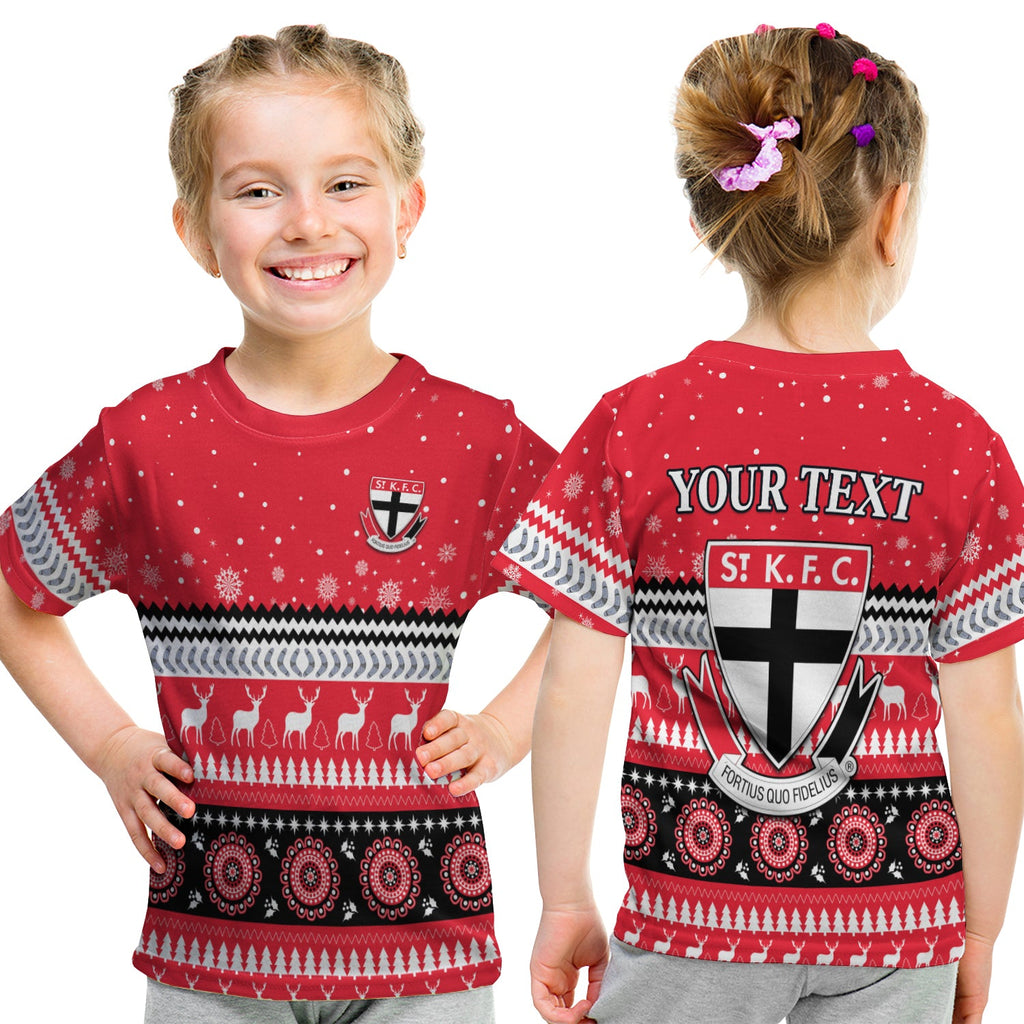 custom-personalised-saints-christmas-t-shirt-kid-indigenous-st-kilda-football