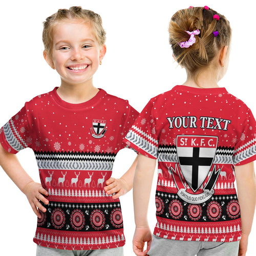 custom-personalised-saints-christmas-t-shirt-kid-indigenous-st-kilda-football