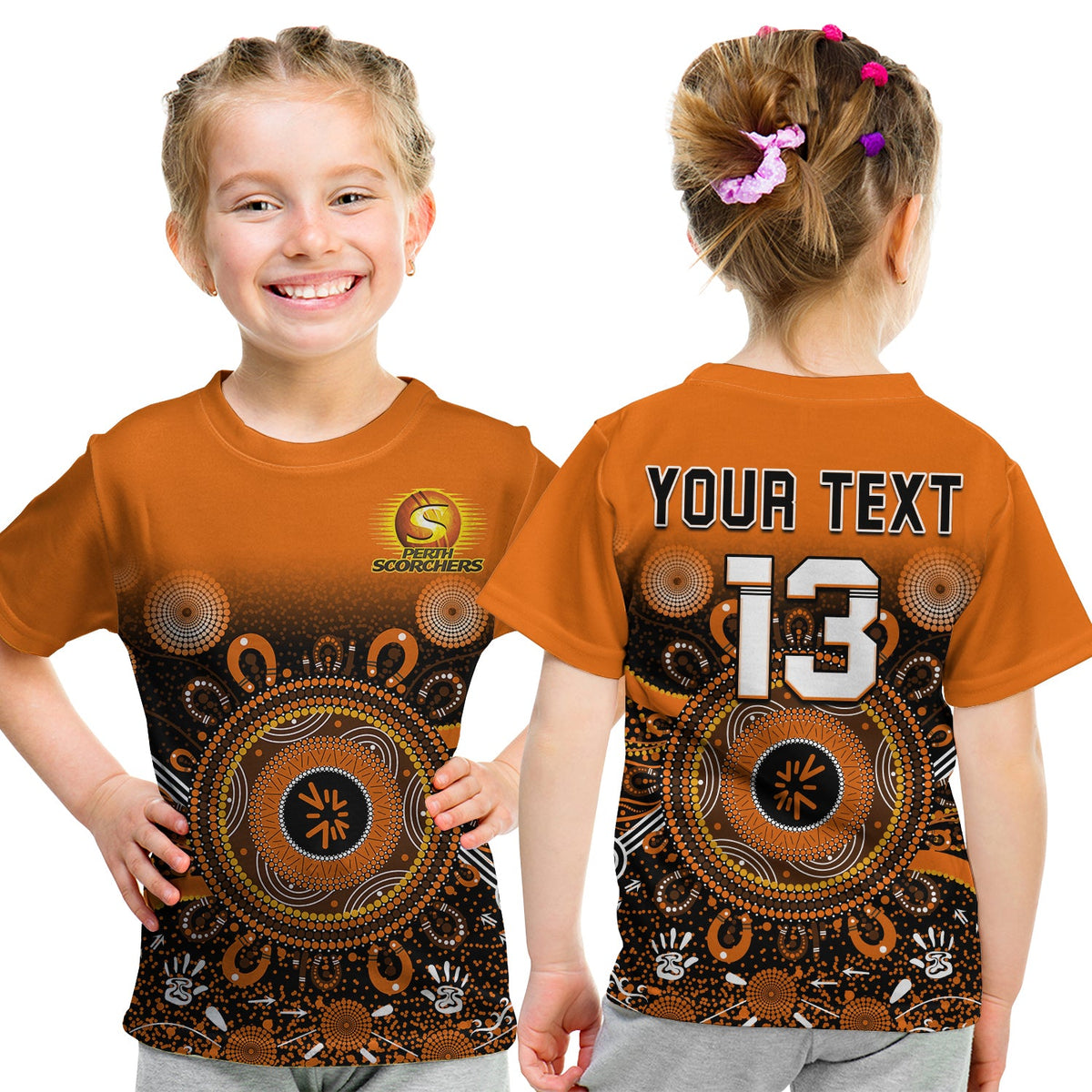 custom-text-and-number-perth-scorchers-t-shirt-kid-aboriginal-sunshine