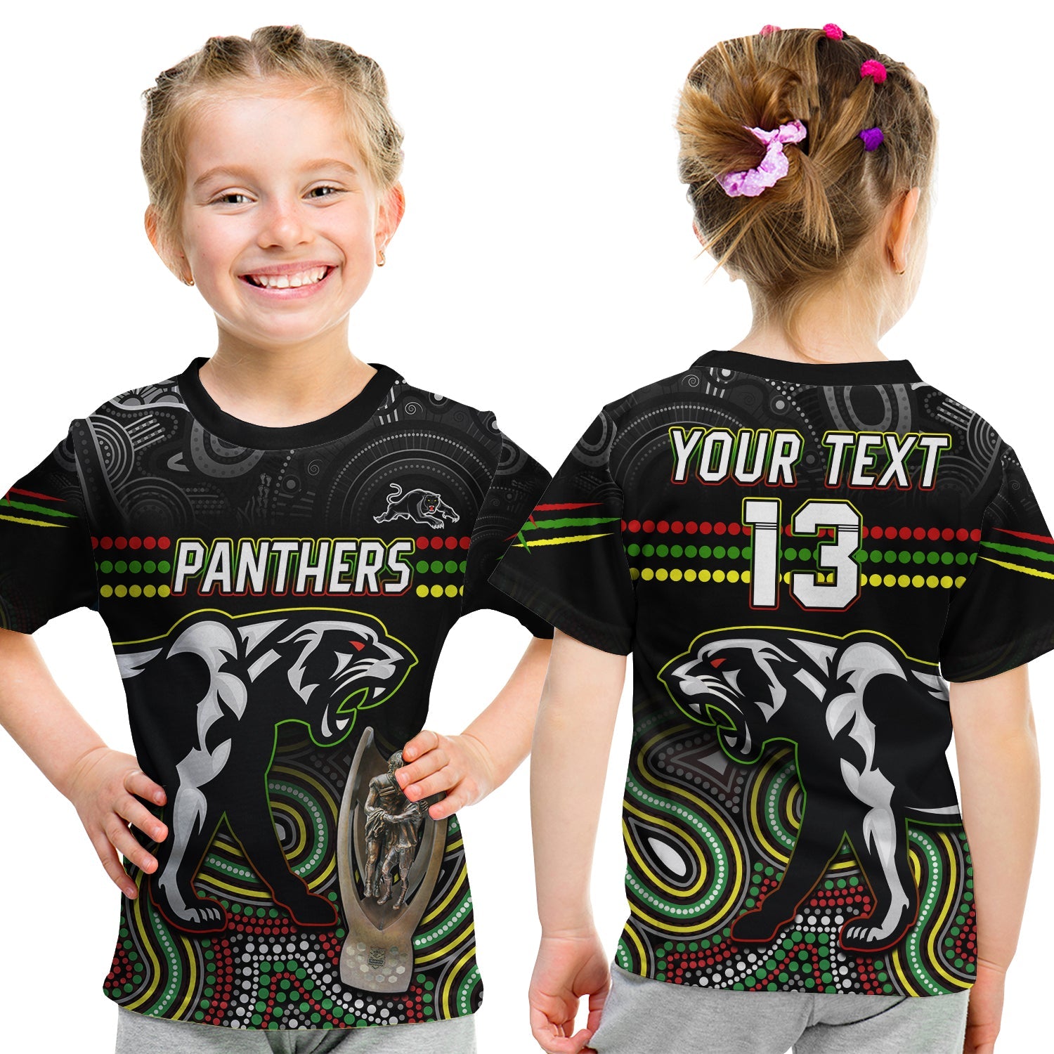 custom-text-and-number-panthers-rugby-t-shirt-kid-premiers-2022-back-to-back-champions