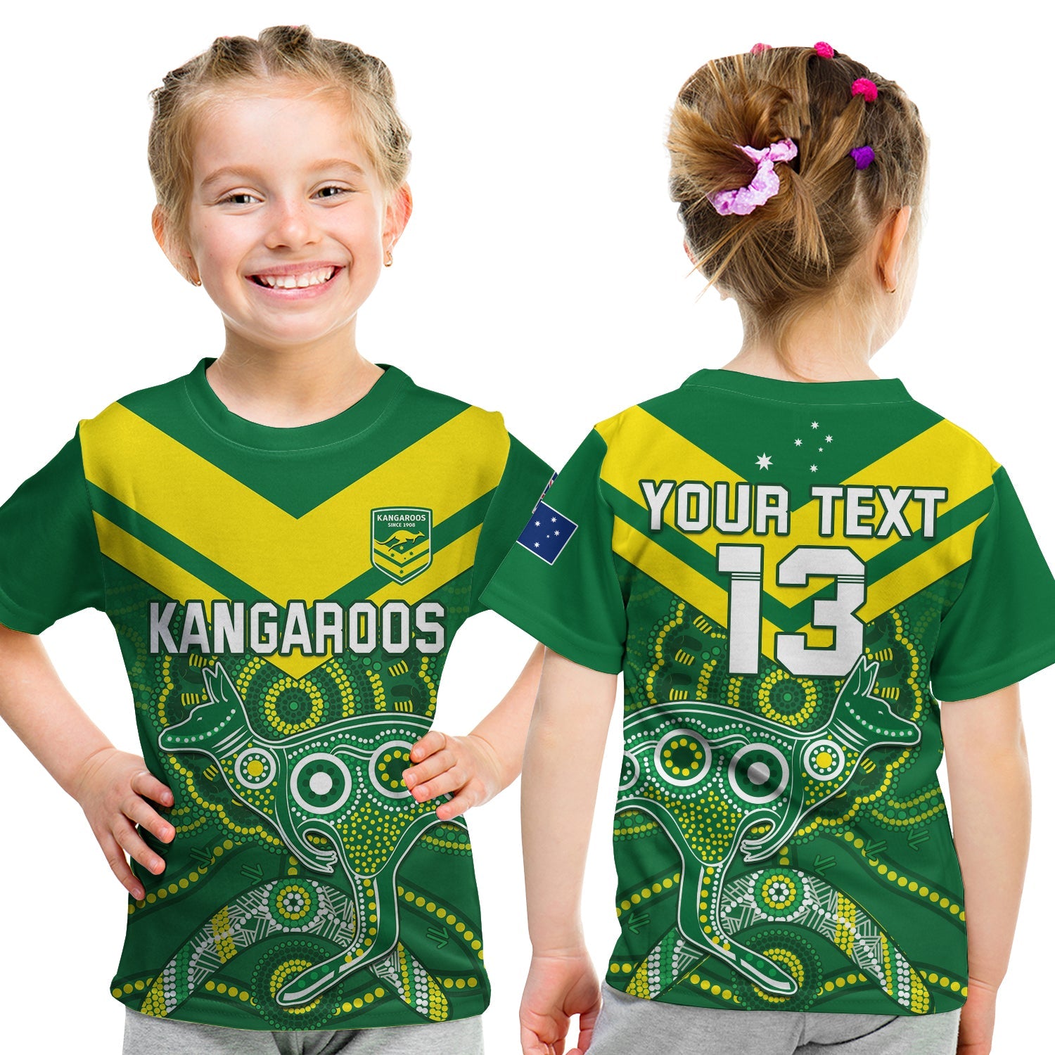 custom-text-and-number-australia-rugby-t-shirt-kangaroos-boomerang-aboriginal