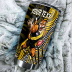 custom-personalised-richmond-football-tumbler-aboriginal-go-the-tigers-mascot
