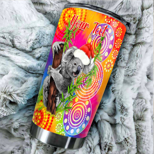 australia-koala-aboriginal-tumbler-rainbow-tie-dye-merry-christmas