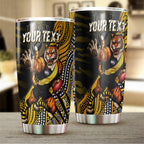 custom-personalised-richmond-football-tumbler-aboriginal-go-the-tigers-mascot