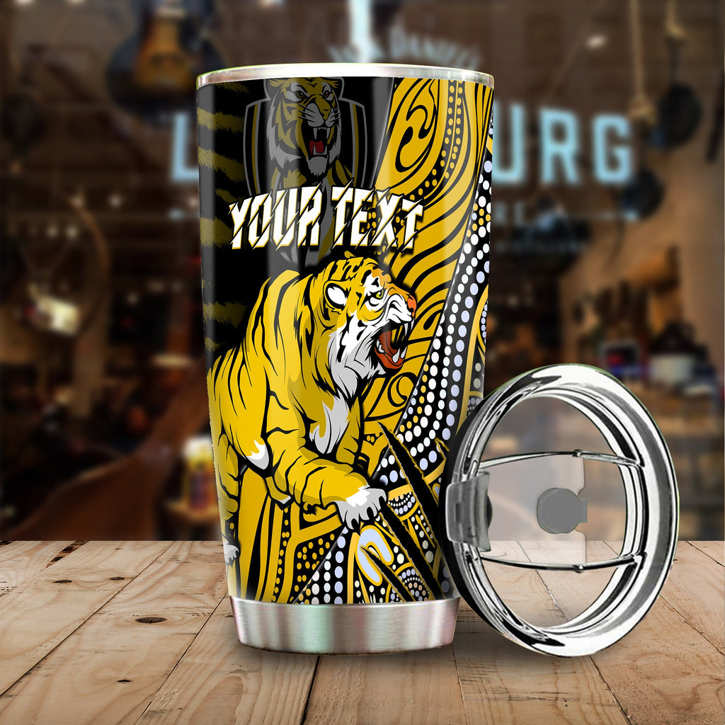 custom-personalised-richmond-football-tumbler-aboriginal-go-the-tigers-premiers