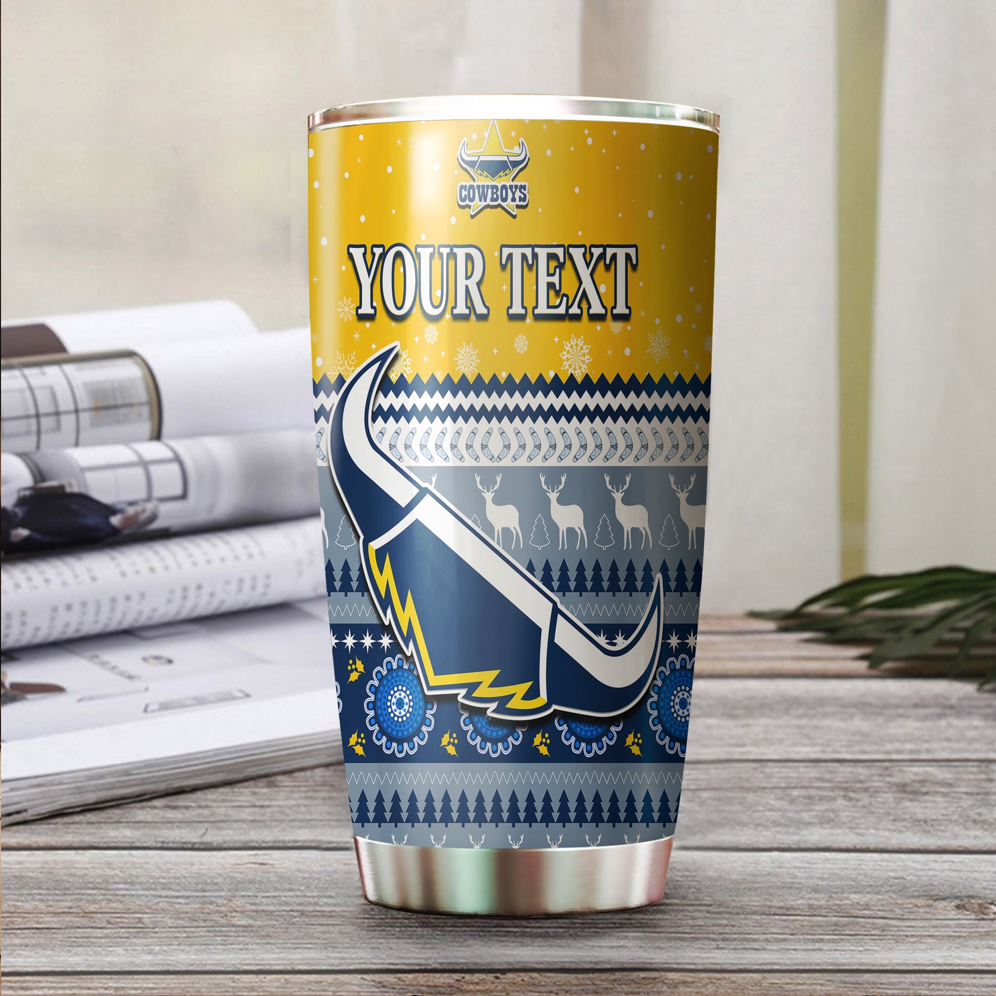 custom-personalised-cowboys-aboriginal-tumbler-christmas-north-queensland