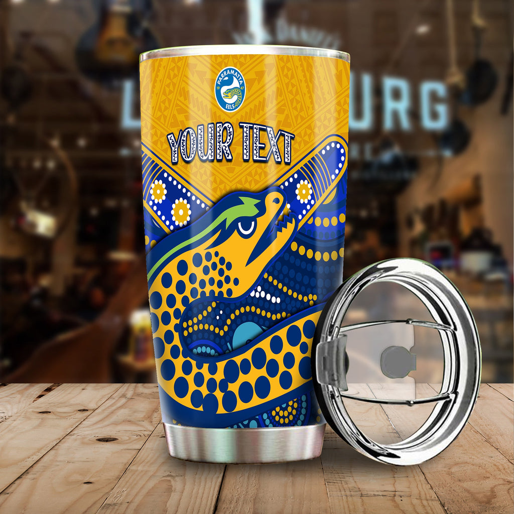 custom-personalised-eels-rugby-tumbler-aboriginal-and-polynesia-parramatta