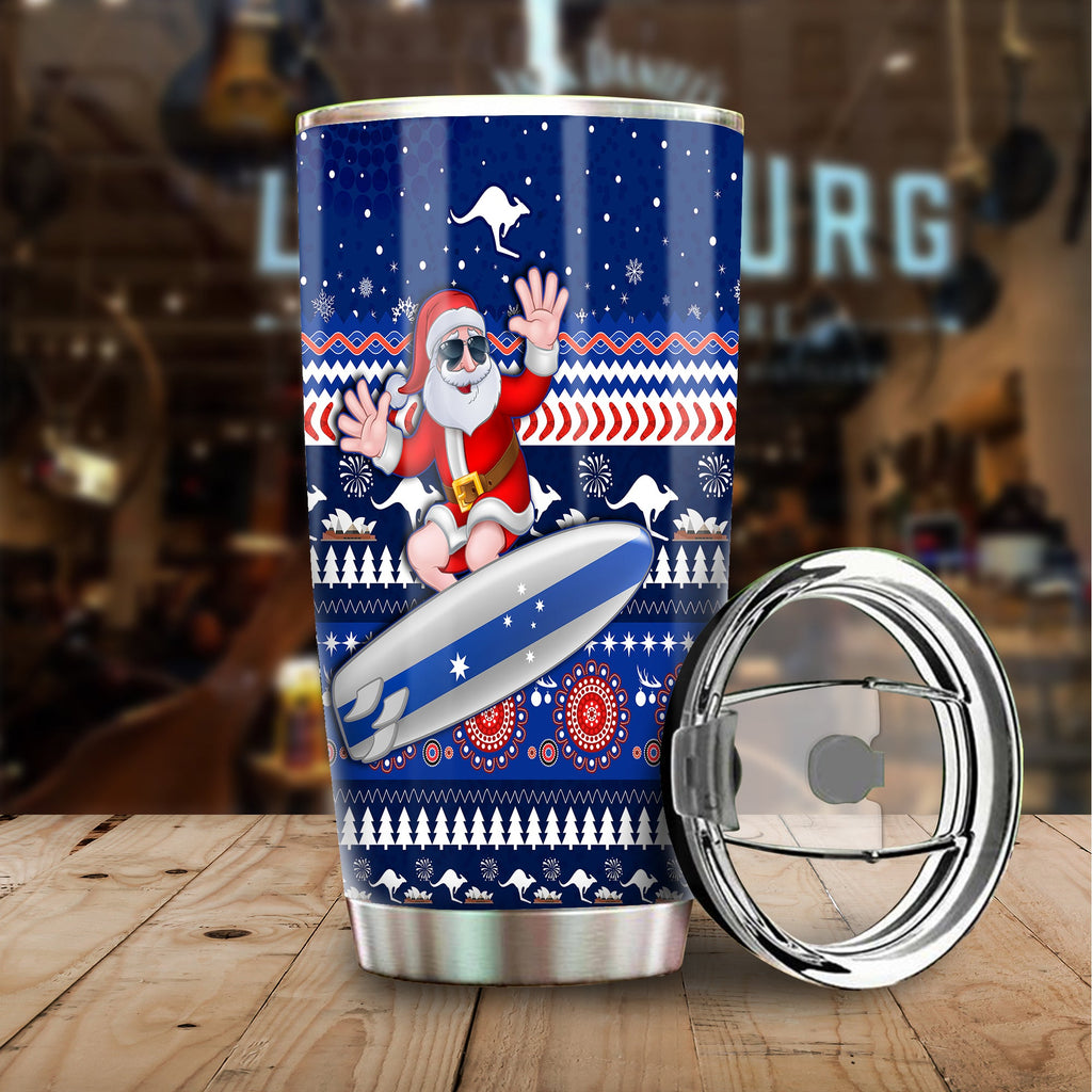 australia-christmas-tumbler-aussie-aboriginal-santa-claus-is-surfing-with-kangaroo