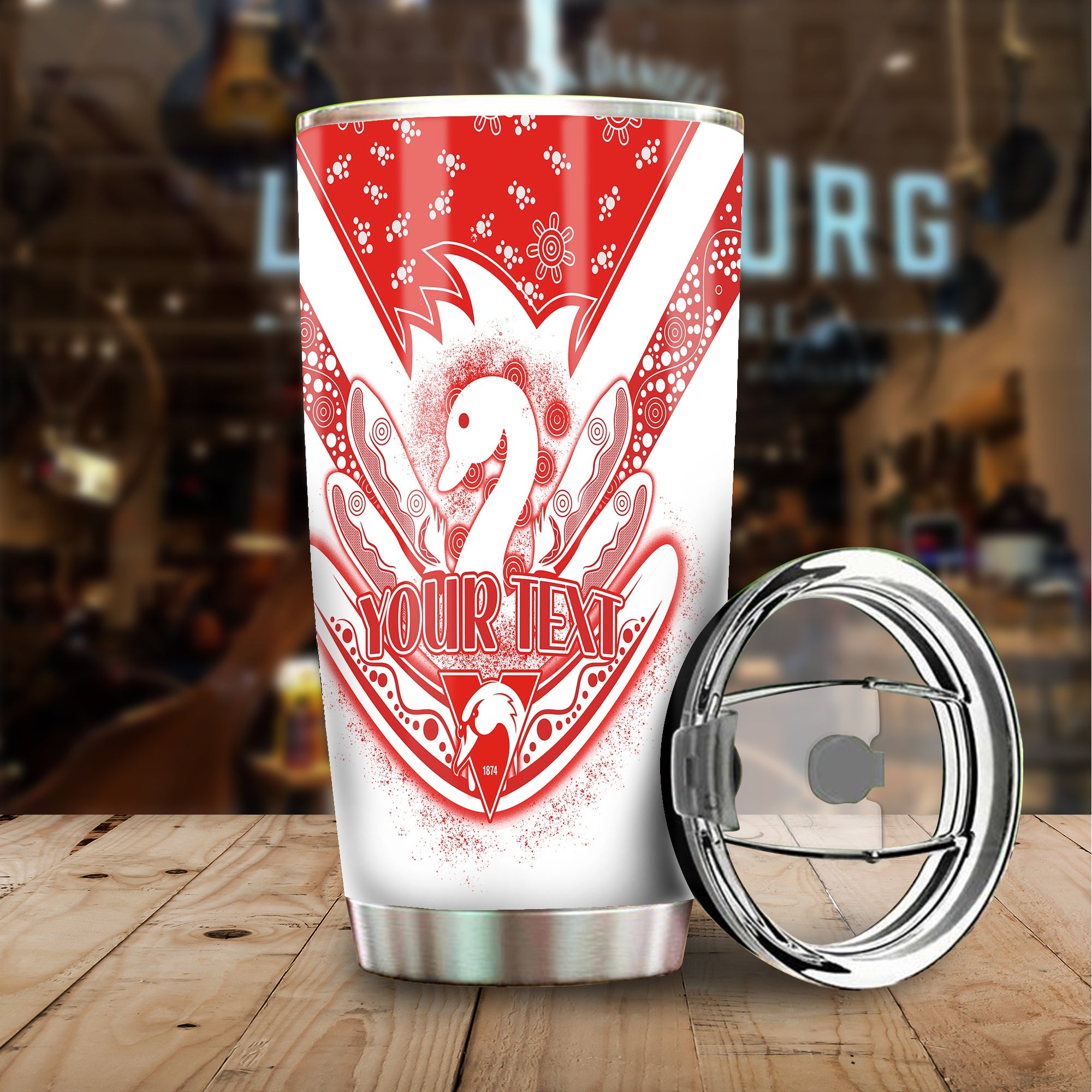 custom-personalised-swans-football-tumbler-est-1874-aboriginal-boomerang-sydney-bloods