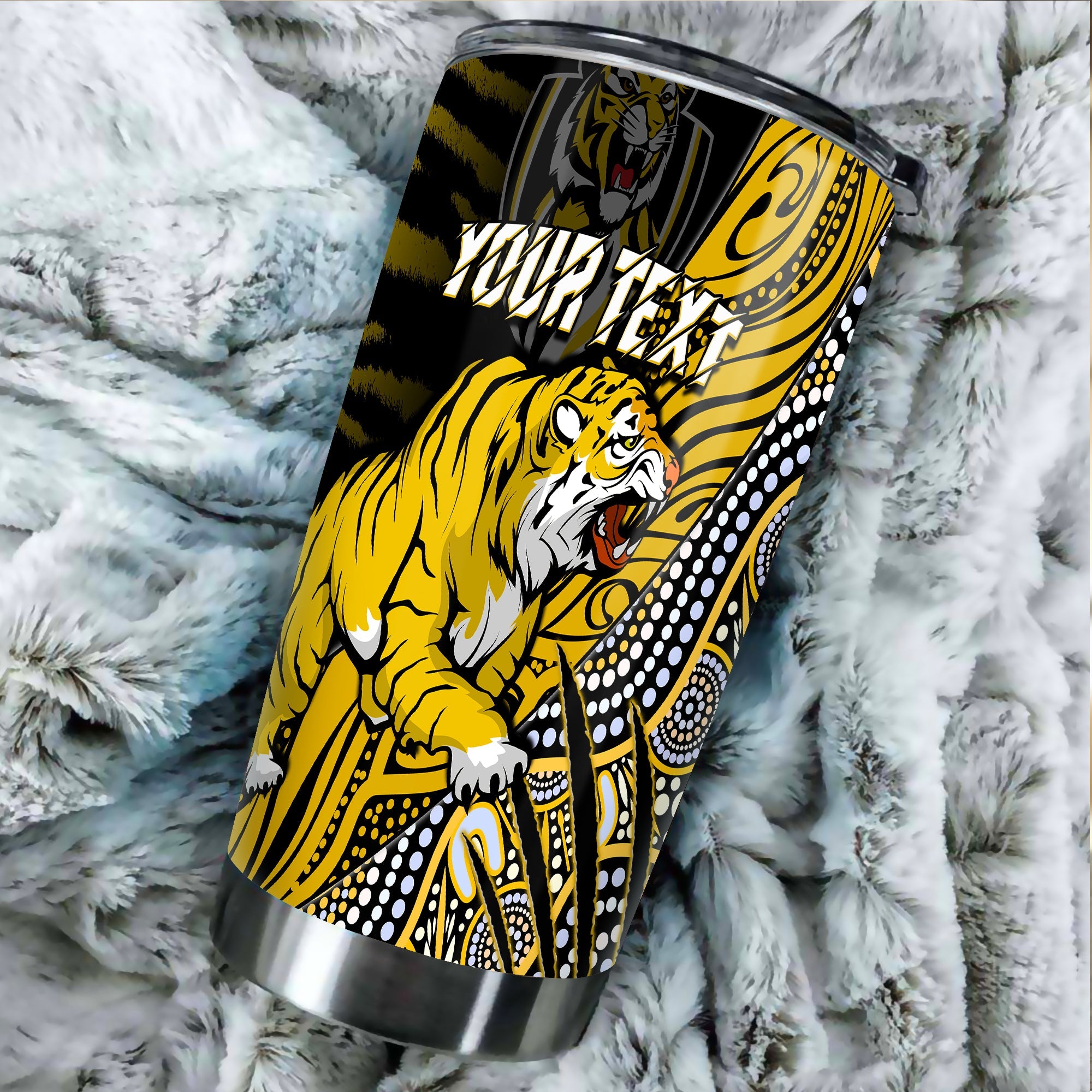 custom-personalised-richmond-football-tumbler-aboriginal-go-the-tigers-premiers