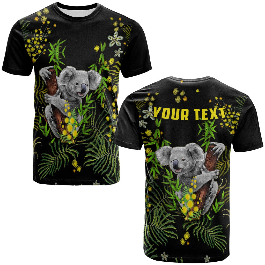 custom-personalised-golden-wattle-t-shirt-koala-australia-acacia-pycnantha-version-simple