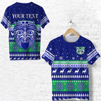 custom-personalised-warriors-t-shirt-merry-christmas-new-zealand