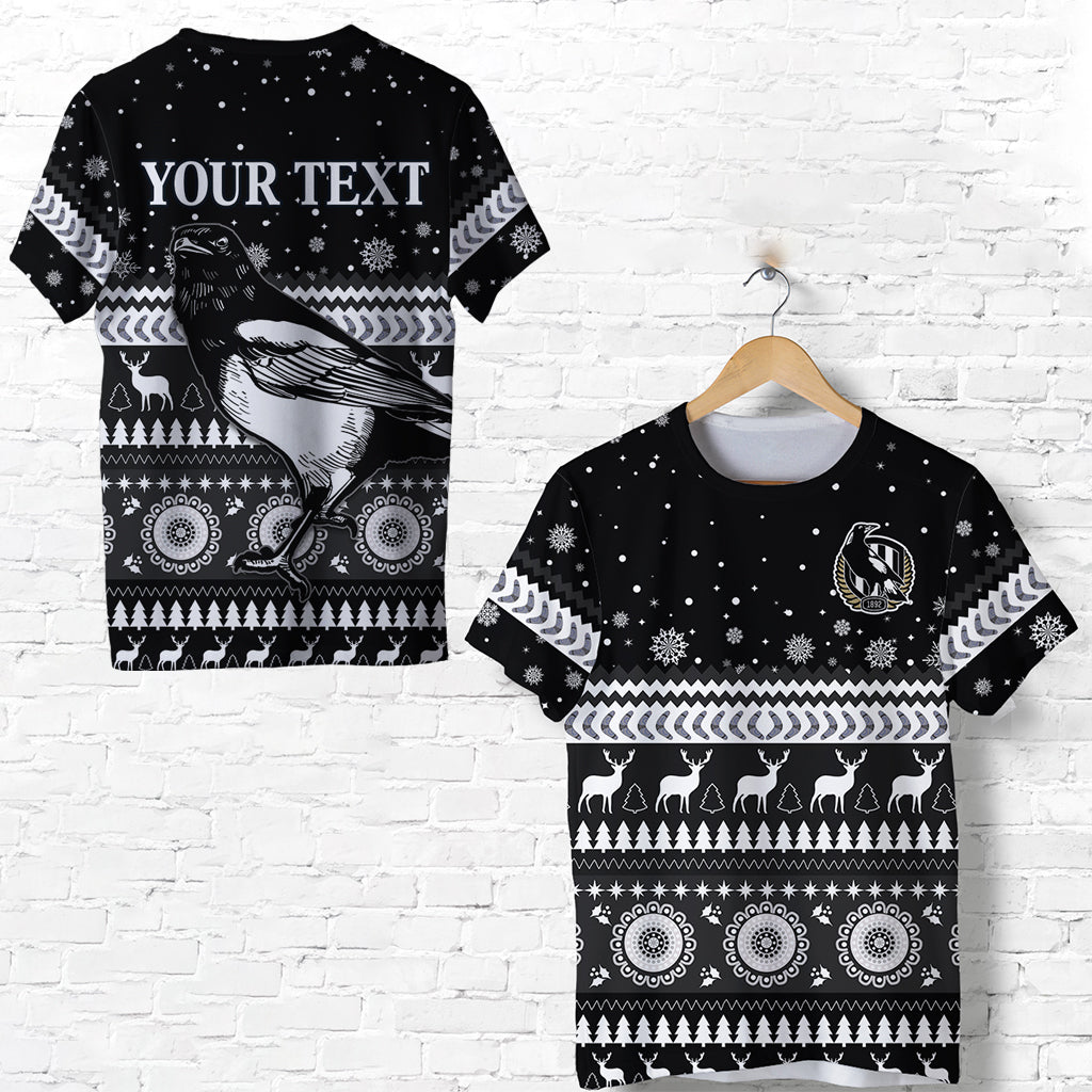 custom-personalised-magpies-christmas-t-shirt-indigenous-collingwood-football