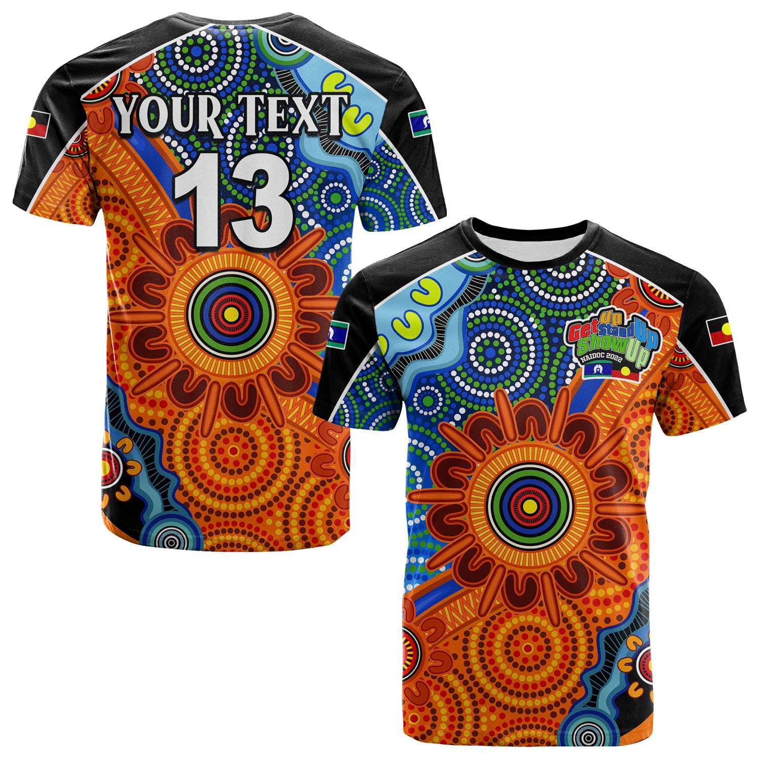custom-text-and-number-naidoc-week-2022-t-shirt-aboriginal-and-torres-strait-islander-together